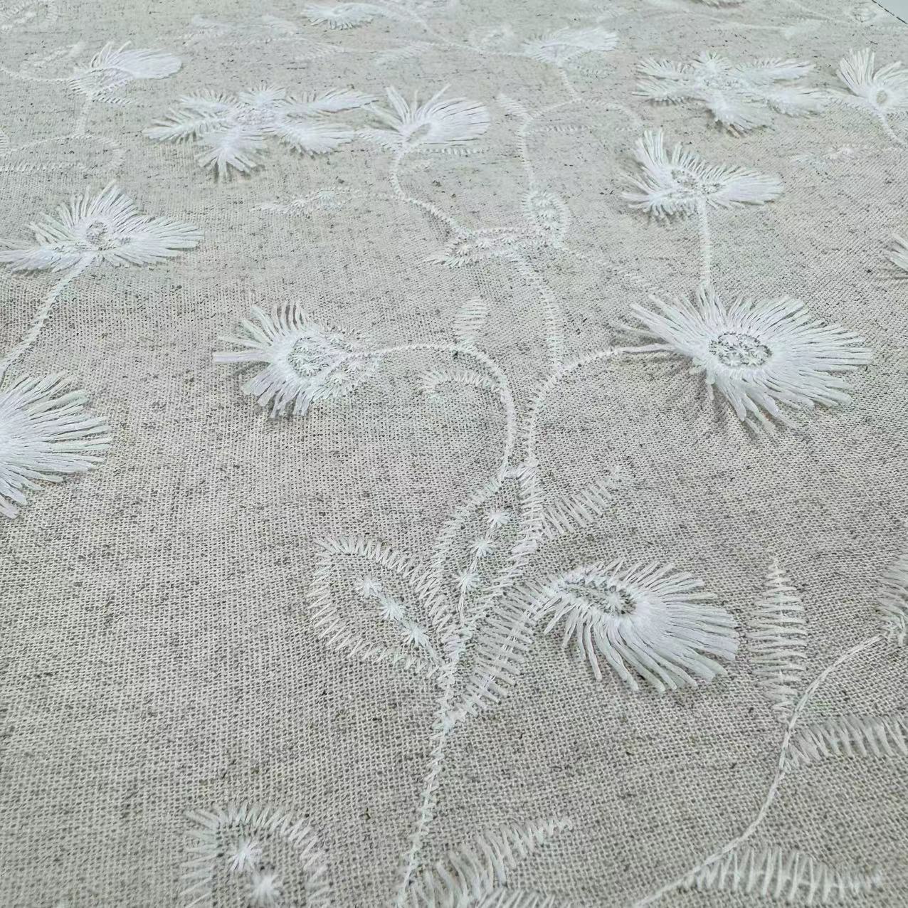 HDX-24009 3D Embroidery Fabric Wholesale