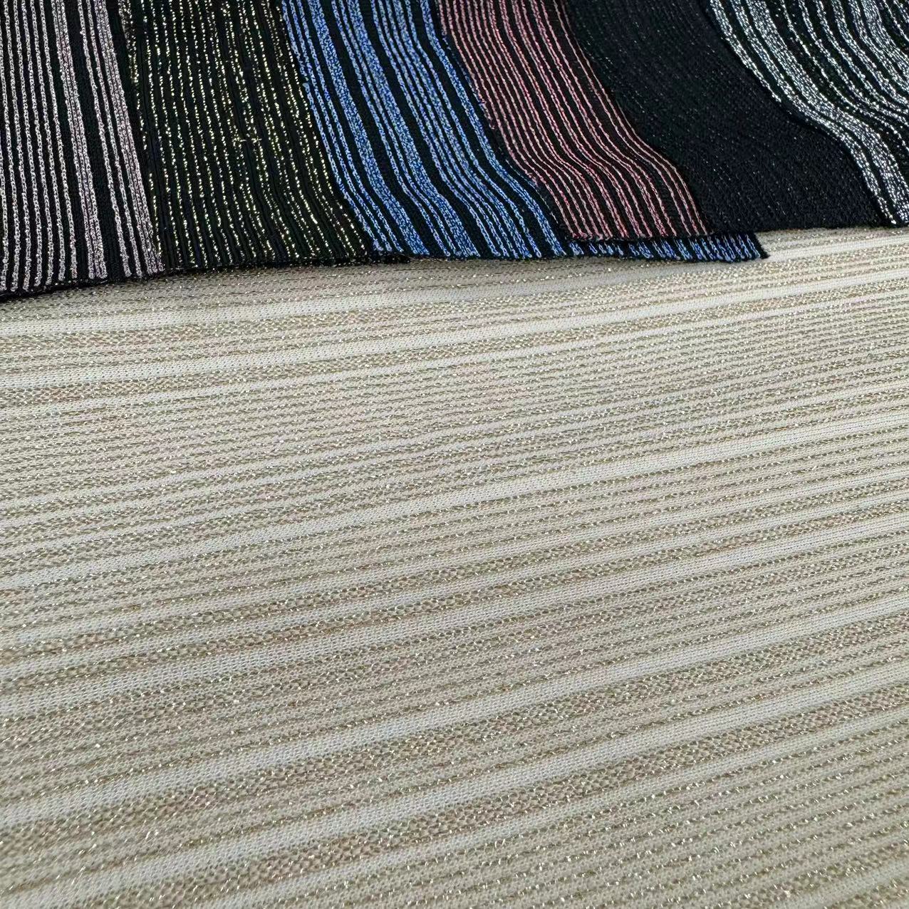 FZ-24017 Knitted with Lurex Fabric Wholesale