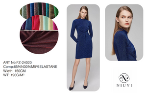 FZ-24020 Knitted with Lurex Fabric Wholesale