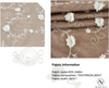 HDX-24094 New design 3D Embroidery Fabric Wholesale Manufacturer