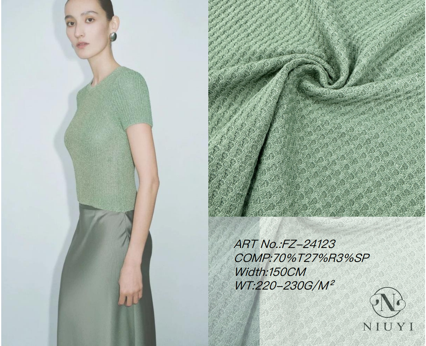 FZ-24123 High Quality Knitted Fabric China Manufacturer