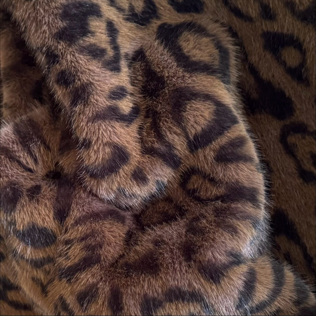 WT-24035B Leopard Faux Fur High Pile Fake Fur for Coat /garment/ Hometextiles