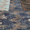 DEN-021 Machine Sequins Embroidery Denim Fabric