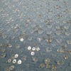 DEN-024 Machine Sequins Embroidery Denim Fabric