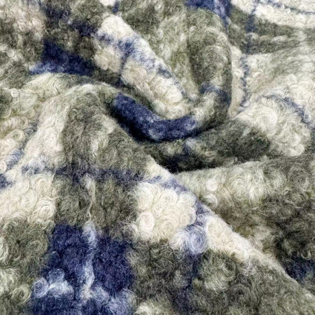 FZ-24063 Printed 100% Poly High Quality Knitted Fleece Fabric