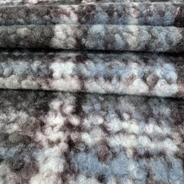 FZ-24059 Printed 100% Poly High Quality Knitted Fleece Fabric