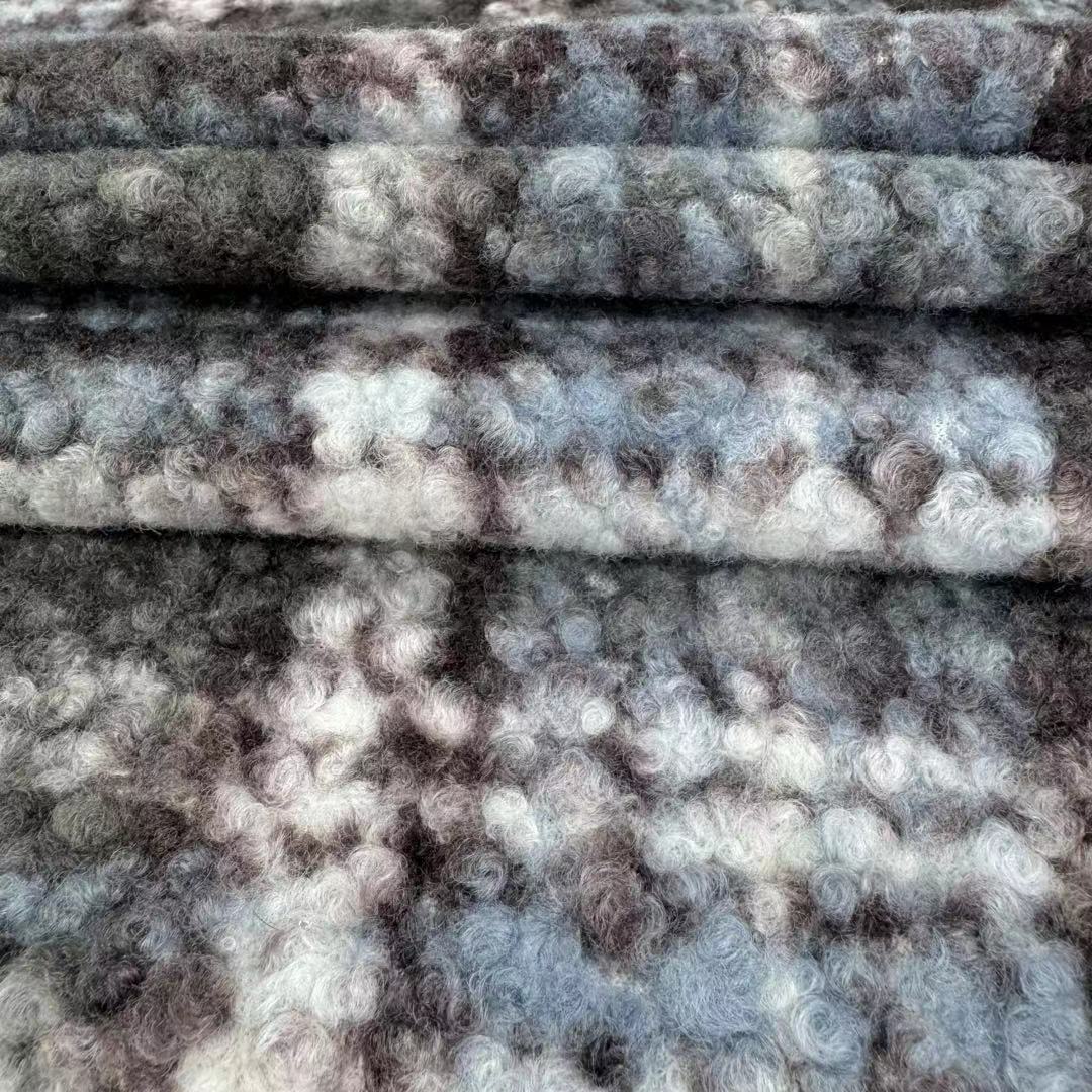 FZ-24059 Printed 100% Poly High Quality Knitted Fleece Fabric