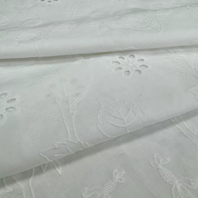 HDX-139 Machine Embroidery Cotton fabric