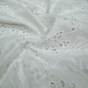 HDX-24070 Eyelet Embroidery Cotton fabric