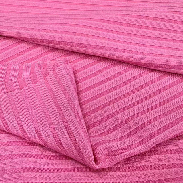 FZ-24047 Dyed Knitted Rib Fabric 