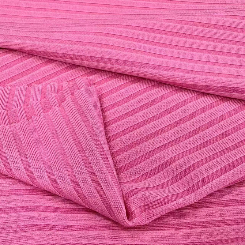 FZ-24047 Dyed Knitted Rib Fabric 