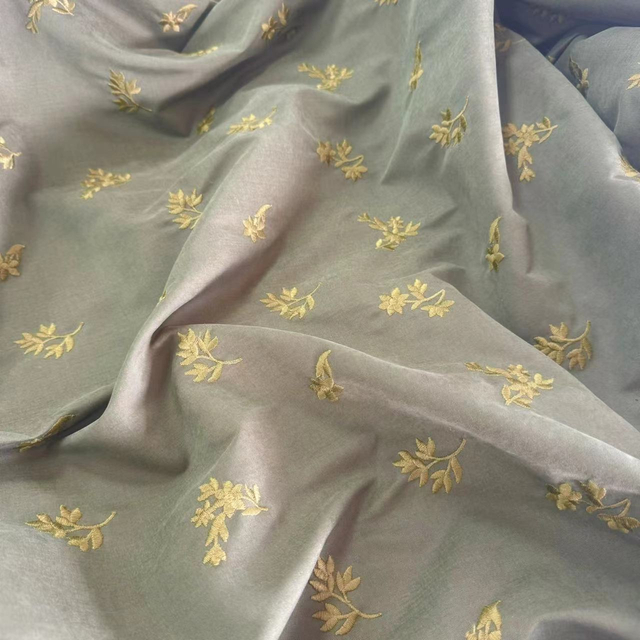HD-003D Plain Embroidery Jacket Fabric Wholesale
