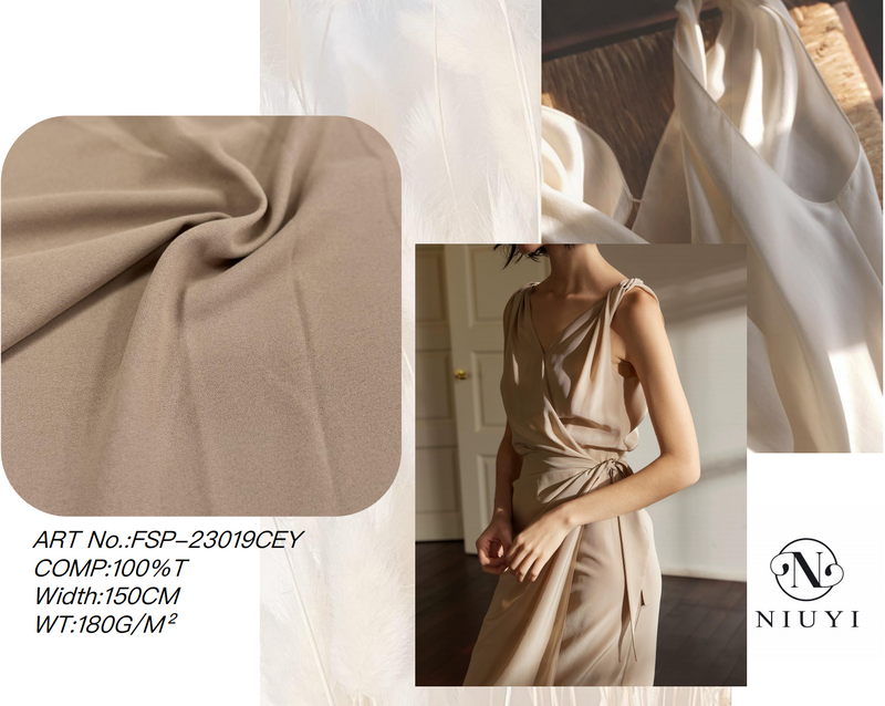 FSP-23109 CEY Dyed High quality Poly Woven Fabric Wholesale