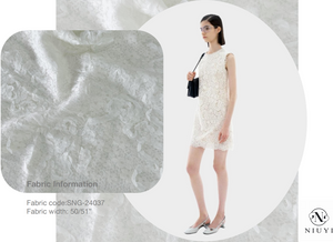 SNG-24037 Wholesale High Quality Embroidery Lace Fabric 2024