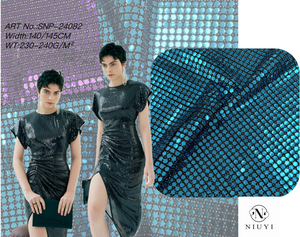 SNP-24082 Beautiful Color Spangle Embroidery Fabric