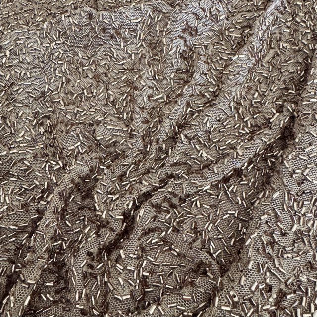 SNP-25001 New Samples of Spandex Sequin Embroidery Mesh Fabric for Wedding Party Dress Fashion Show Clothes Shirts Creative Textile