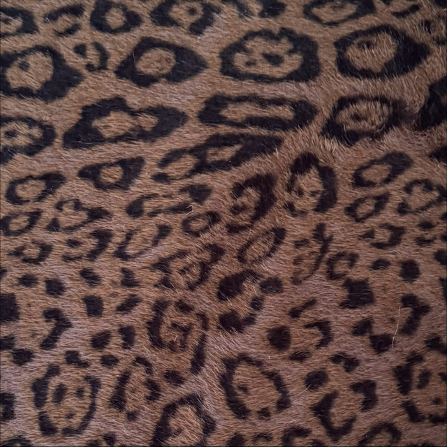 WT-24035B Leopard Faux Fur High Pile Fake Fur for Coat /garment/ Hometextiles