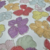 23-2788 Tulle Ground with Machine Beads Multicolor Embroidery Fabric