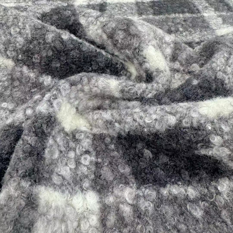 FZ-24067 Printed 100% Poly High Quality Knitted Fleece Fabric