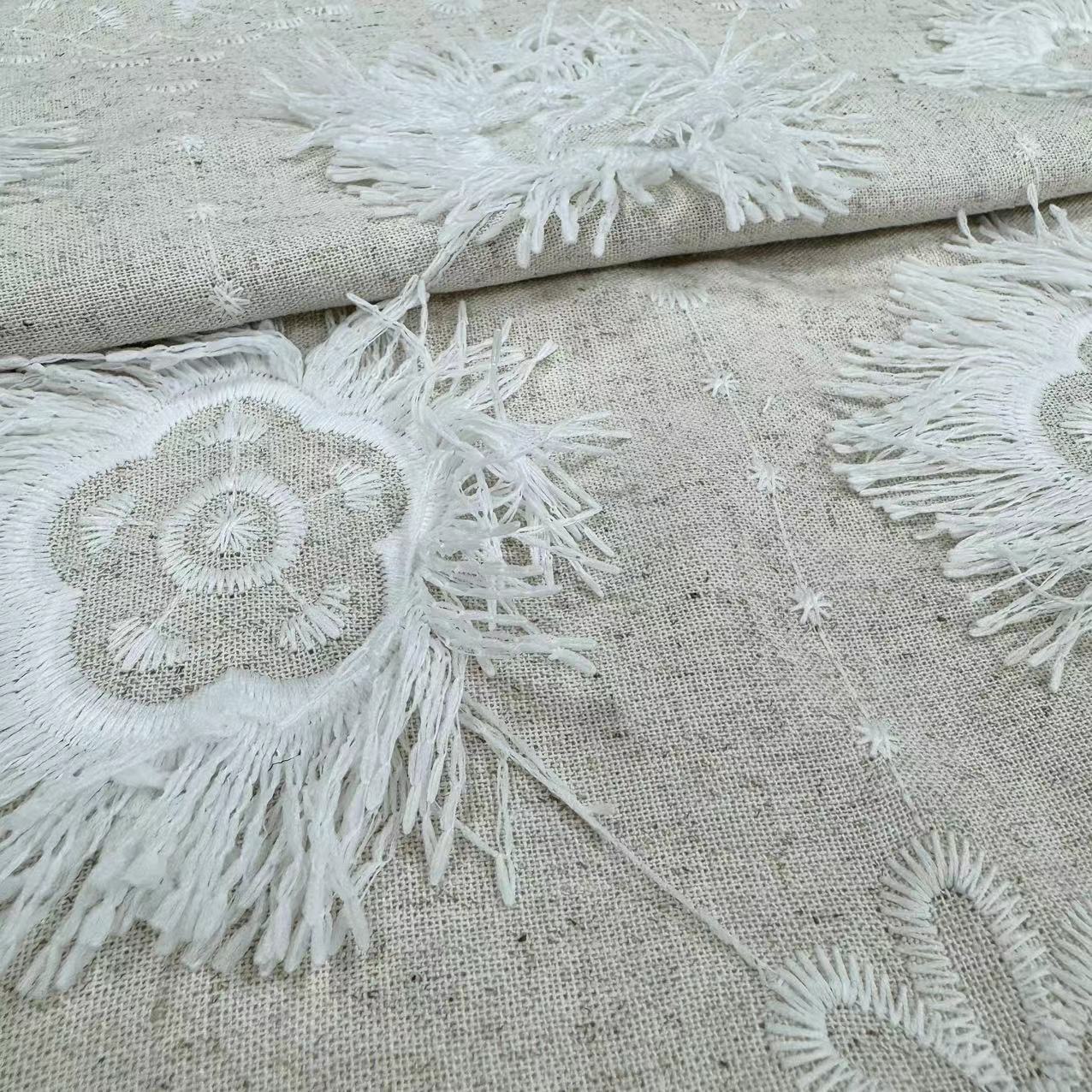HDX-24011 3D Embroidery Fabric Wholesale