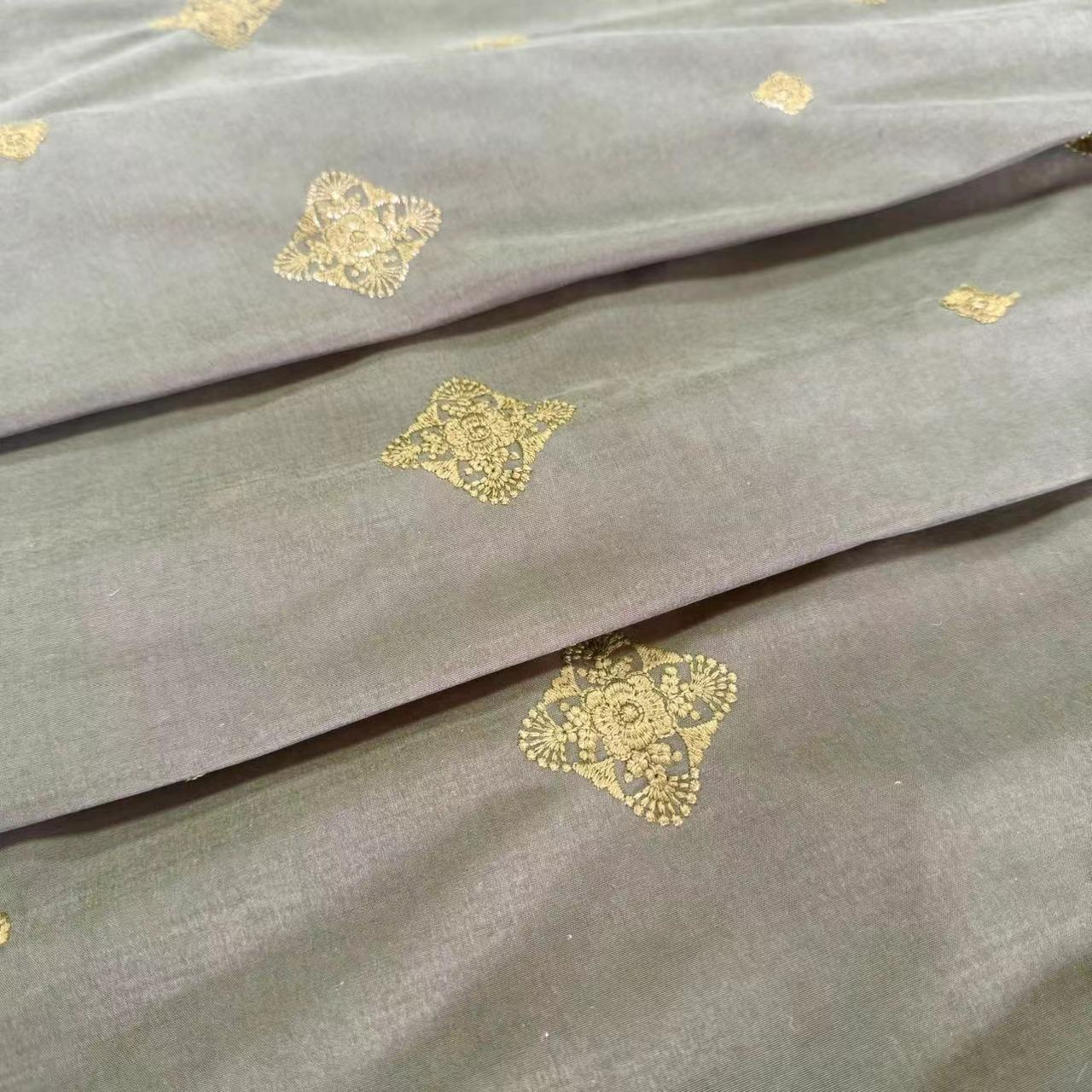 HD-071D Plain Embroidery Jacket Fabric Wholesale