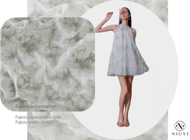SNG-24042 Wholesale High Quality Colorful Embroidery Fabric 2024
