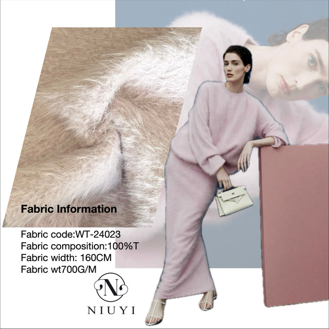 WT-24023 Lamb Wool Clothing Fabric Artificial Fur