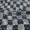 DEN-026 Machine Sequins Embroidery Denim Fabric