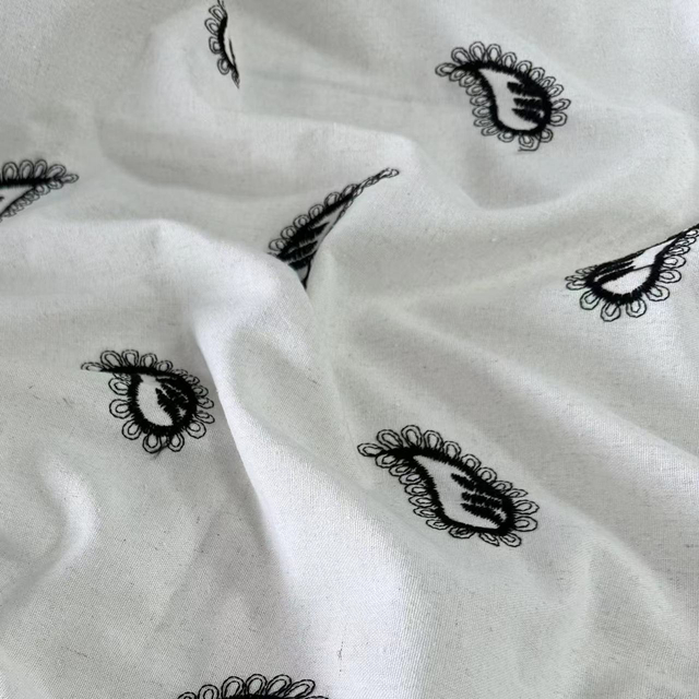 HD-331 Plain Embroidery Fabric Wholesale