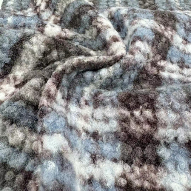 FZ-24059 Printed 100% Poly High Quality Knitted Fleece Fabric