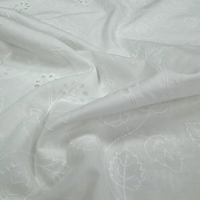 HDX-139 Machine Embroidery Cotton fabric