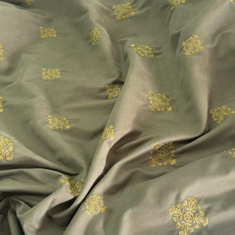 HD-154D Plain Embroidery Jacket Fabric Wholesale
