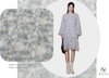 SNG-24038 Wholesale High Quality Sequins 3D Embroidery Lace Fabric 2024