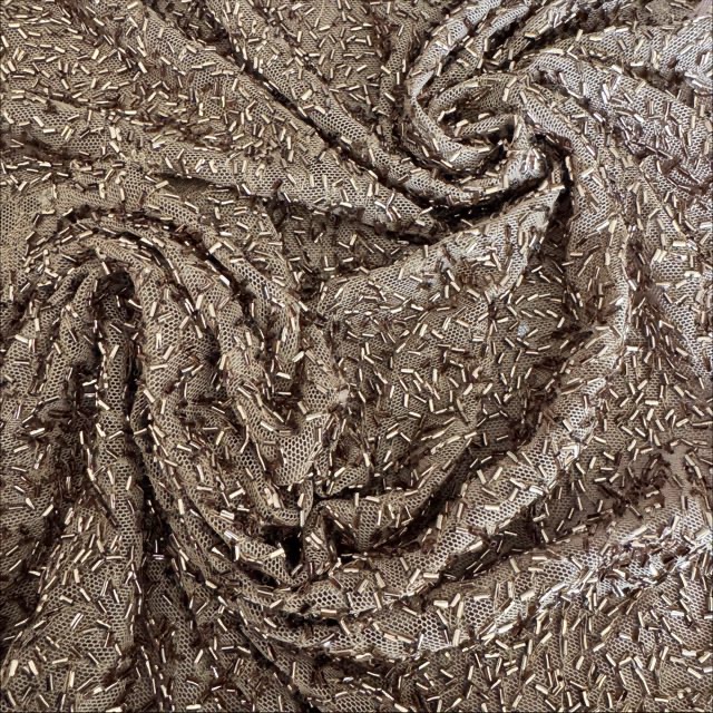 SNP-25001 New Samples of Spandex Sequin Embroidery Mesh Fabric for Wedding Party Dress Fashion Show Clothes Shirts Creative Textile