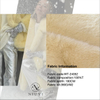 WT-24052 Good Quality High And Low Wool Fabric Imitation Mink Hair Fabric Fake Fur for Shoes Garments