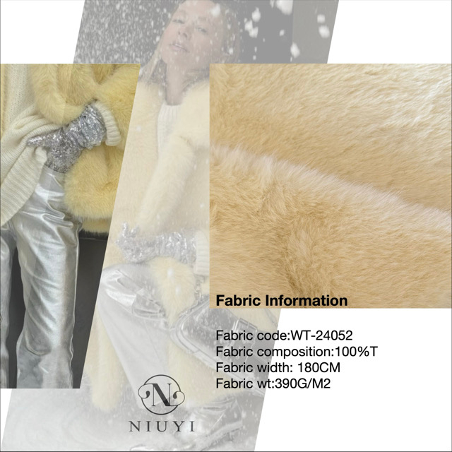 WT-24052 Good Quality High And Low Wool Fabric Imitation Mink Hair Fabric Fake Fur for Shoes Garments