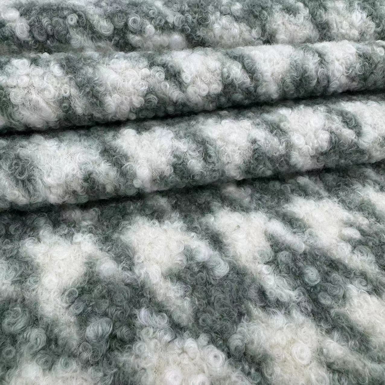 FZ-24068 Printed 100% Poly High Quality Knitted Fleece Fabric