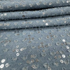 DEN-024 Machine Sequins Embroidery Denim Fabric