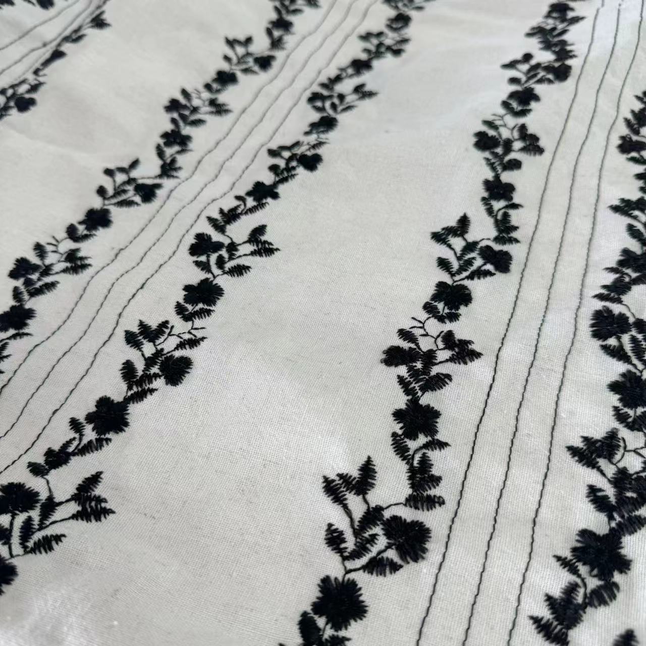 HD-335 Plain Embroidery Fabric Wholesale