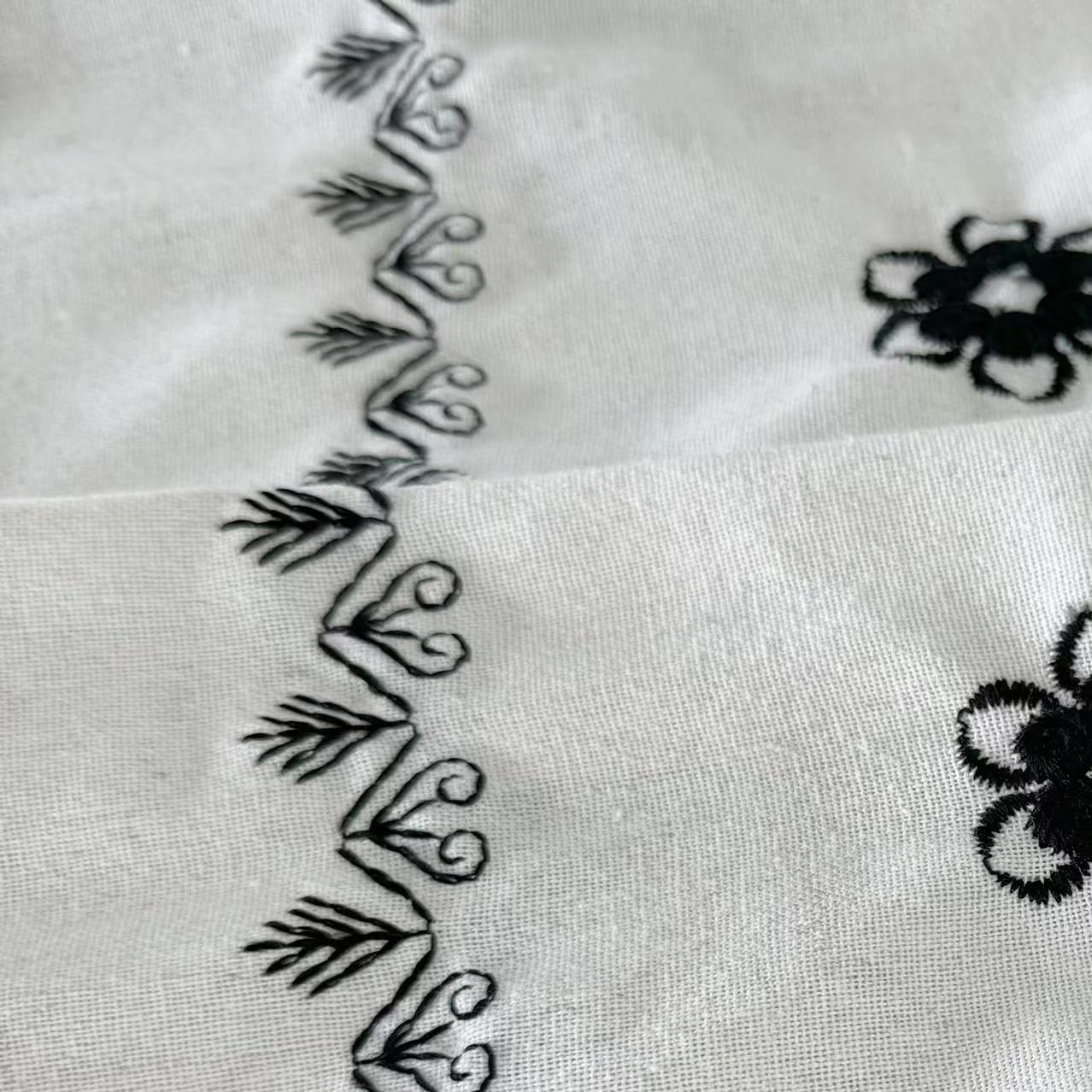 HD-334 Plain Embroidery Fabric Wholesale