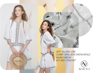 HD-336 Plain Embroidery Fabric Wholesale