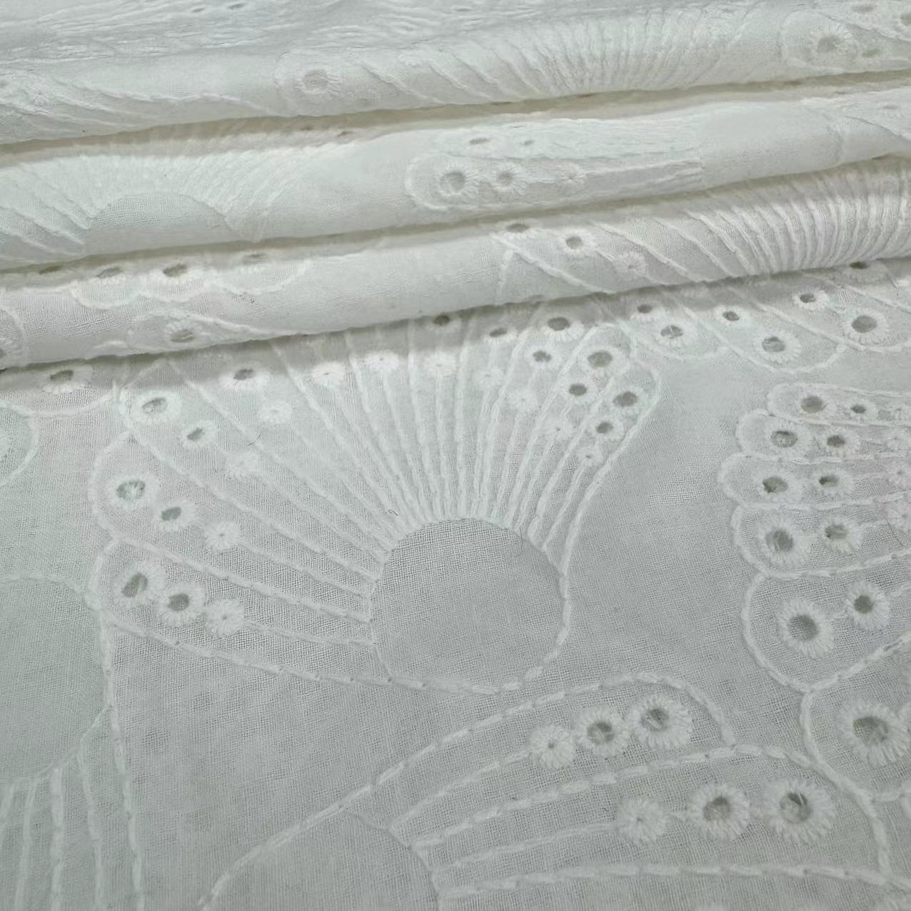 HDX-24069 Eyelet Embroidery Cotton fabric