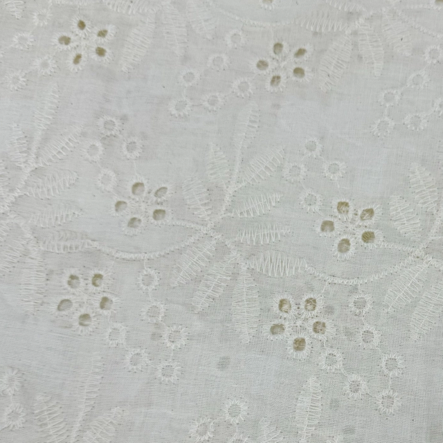 HDX-24029 Eyelet Embroidery Cotton fabric
