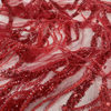 XRD-24032 Tulle with Machine Beads Embroidery Fabric