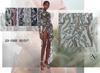 23-1585 Tulle with Machine Beads Embroidery Fabric