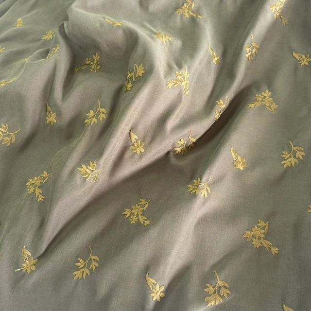 HD-003D Plain Embroidery Jacket Fabric Wholesale