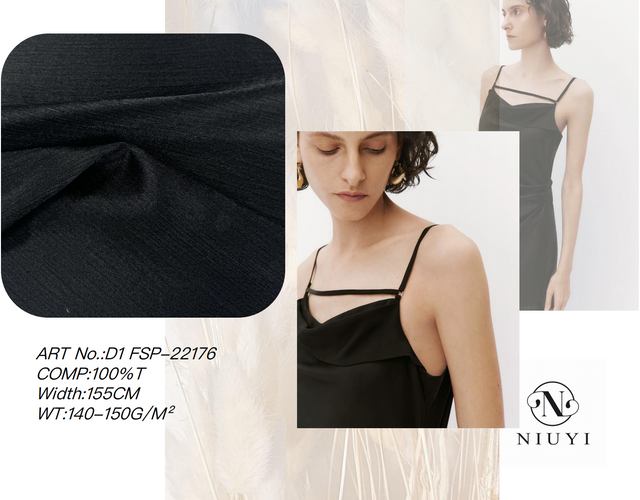 FSP-22176 Dyed High quality Poly Woven Fabric Wholesale