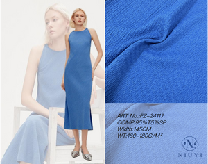 FZ-24117 Knitted Wrinkle Fabric China Manufacturer
