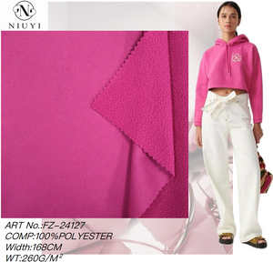 FZ-24127 High Quality Knitted Fabric Fleece Wholesale