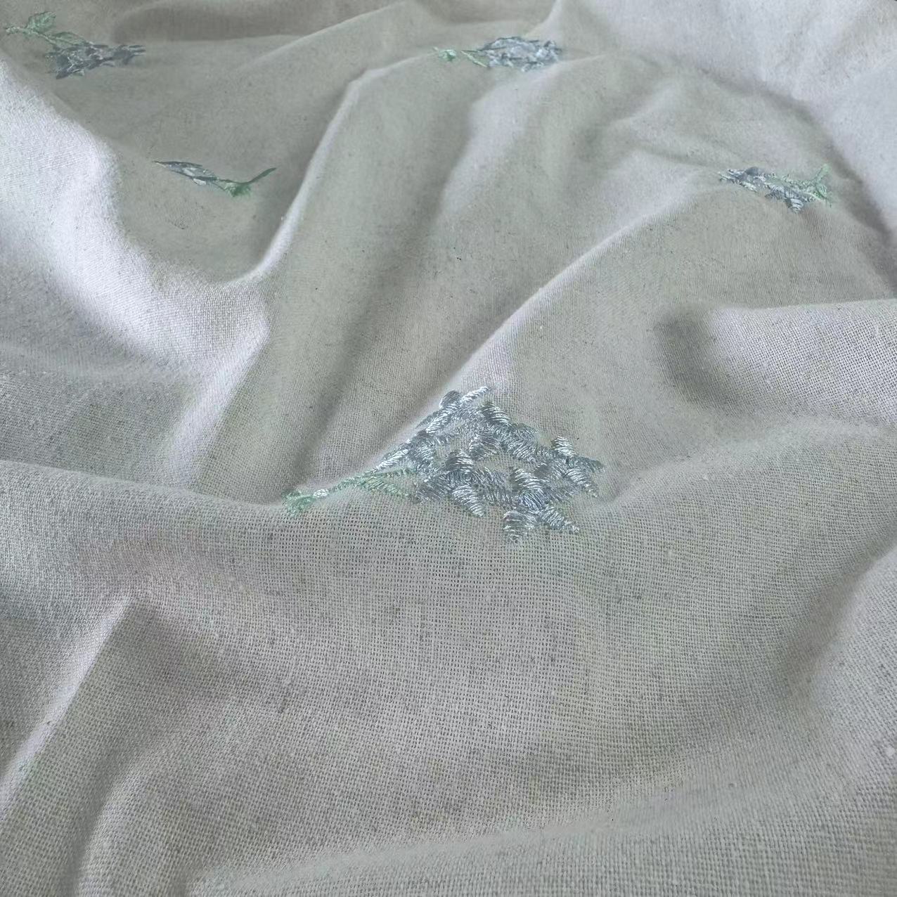 HD-340 Plain Embroidery Fabric Wholesale